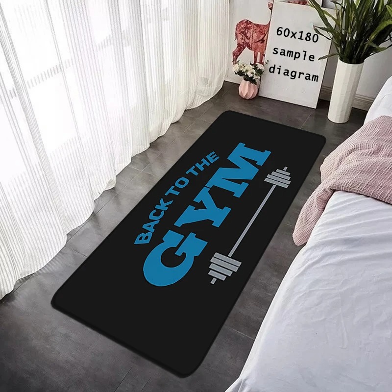 Home Gym Simple - GYM Exercise Floor Mat Time Non-slip