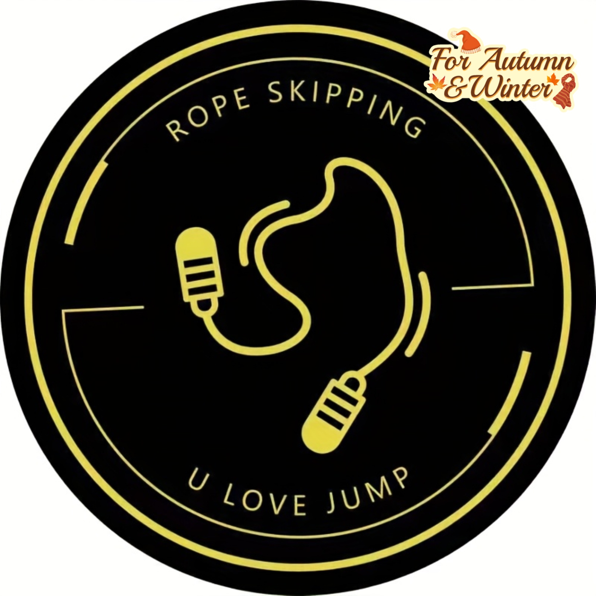 Home Gym Simple - Rope Skipping U Love Jump Black