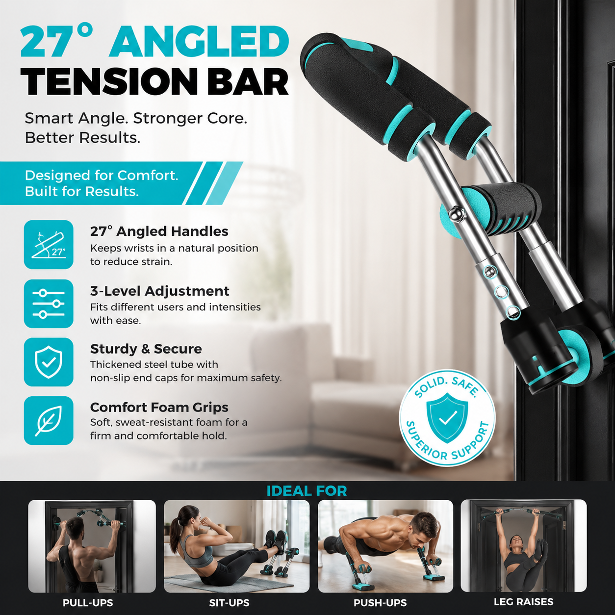 Home Gym Simple - 5 Levels Adjustable Twister Arm Chest