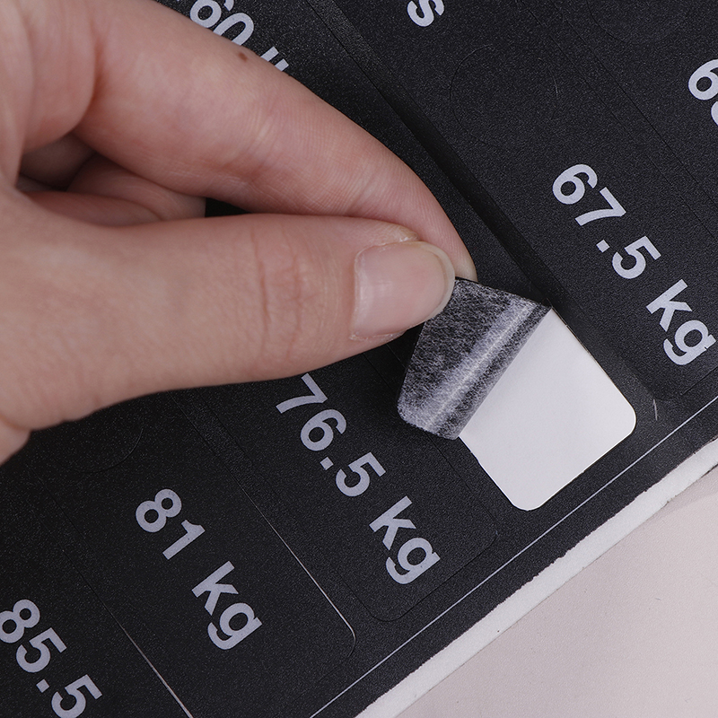 Home Gym Simple - Weight Stack Labels 4.5kg To 150kg