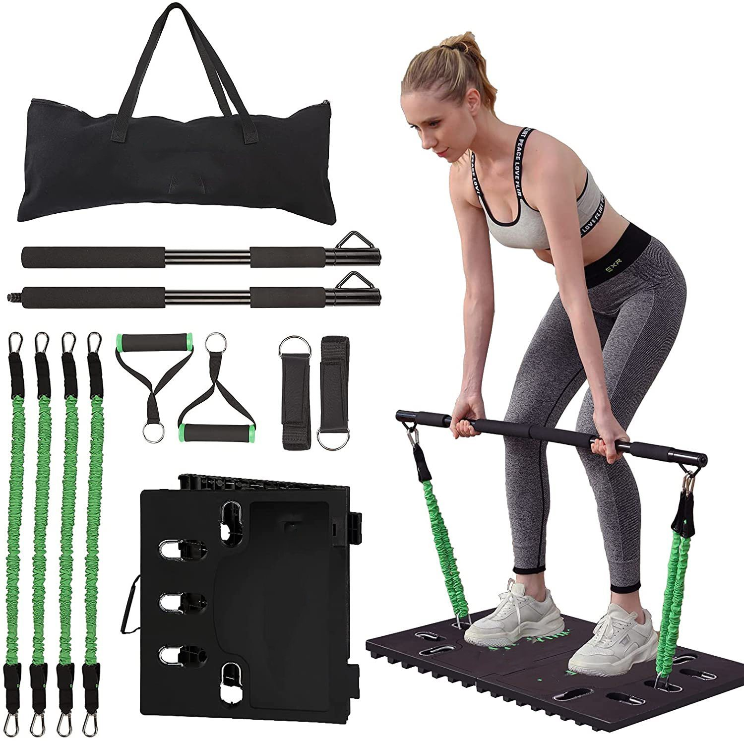 Home Gym Total Fitness - Strength Training Equipment With Resistance Bands,