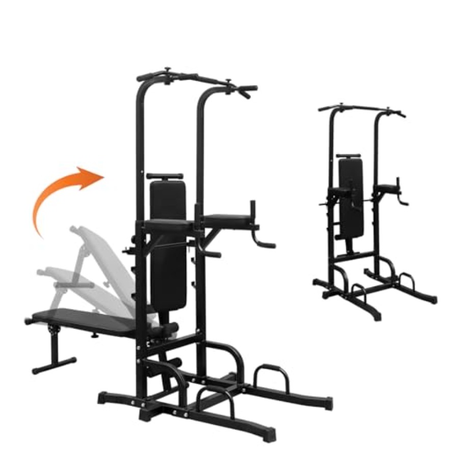 Home Gym Multi - Power Tower with Weight Bench Adjustable