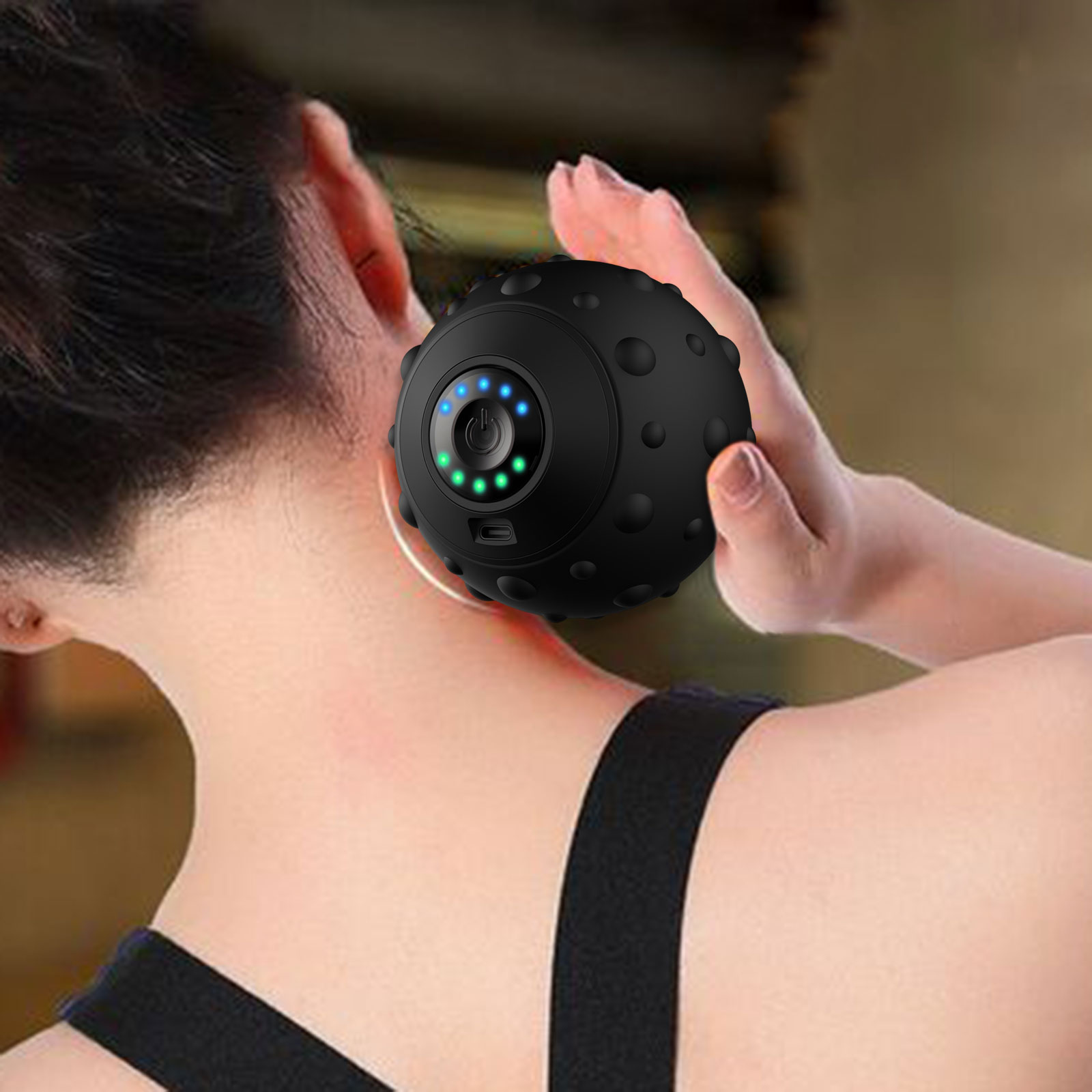 Home Gym Portable - Vibrating Massage Ball Electric Fascia Ball
