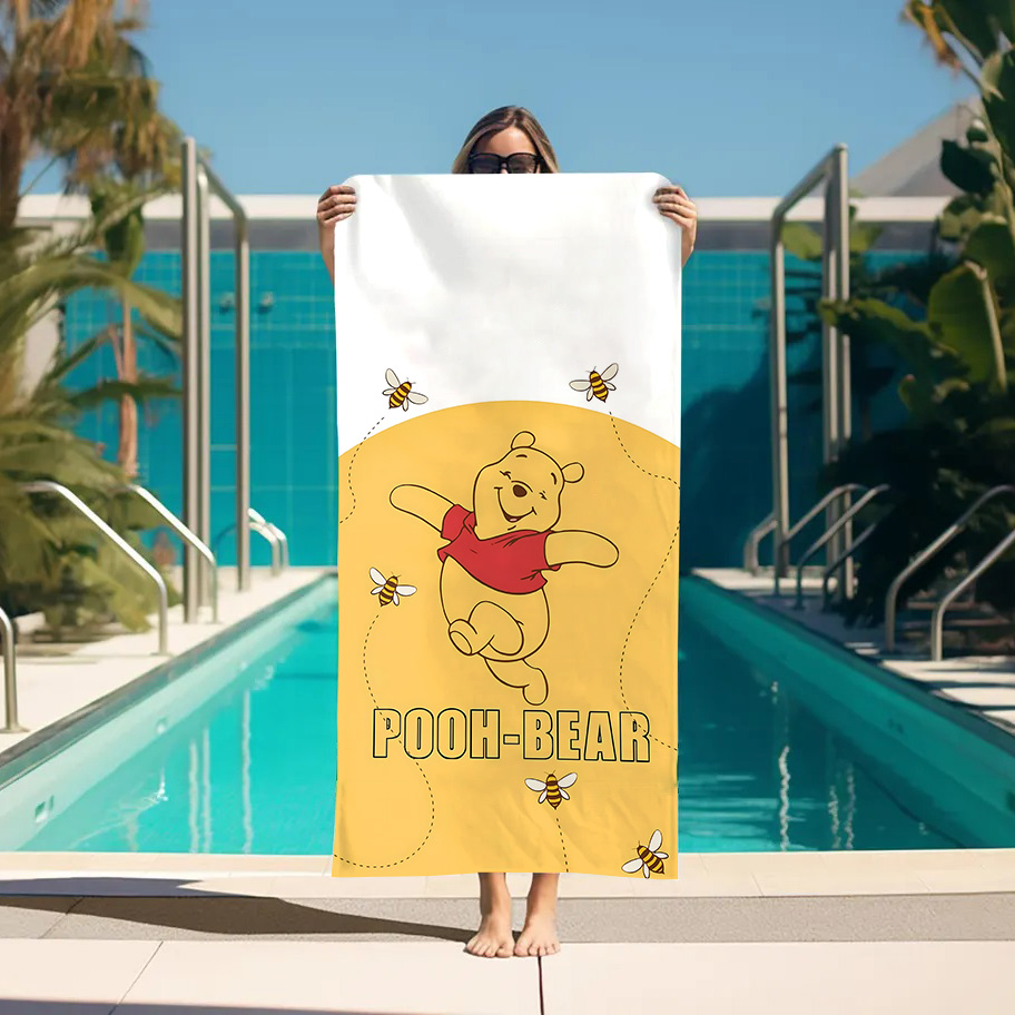 Large Bath Towel W-Winnie the  - đánh giá và giá Sauna Home Gym