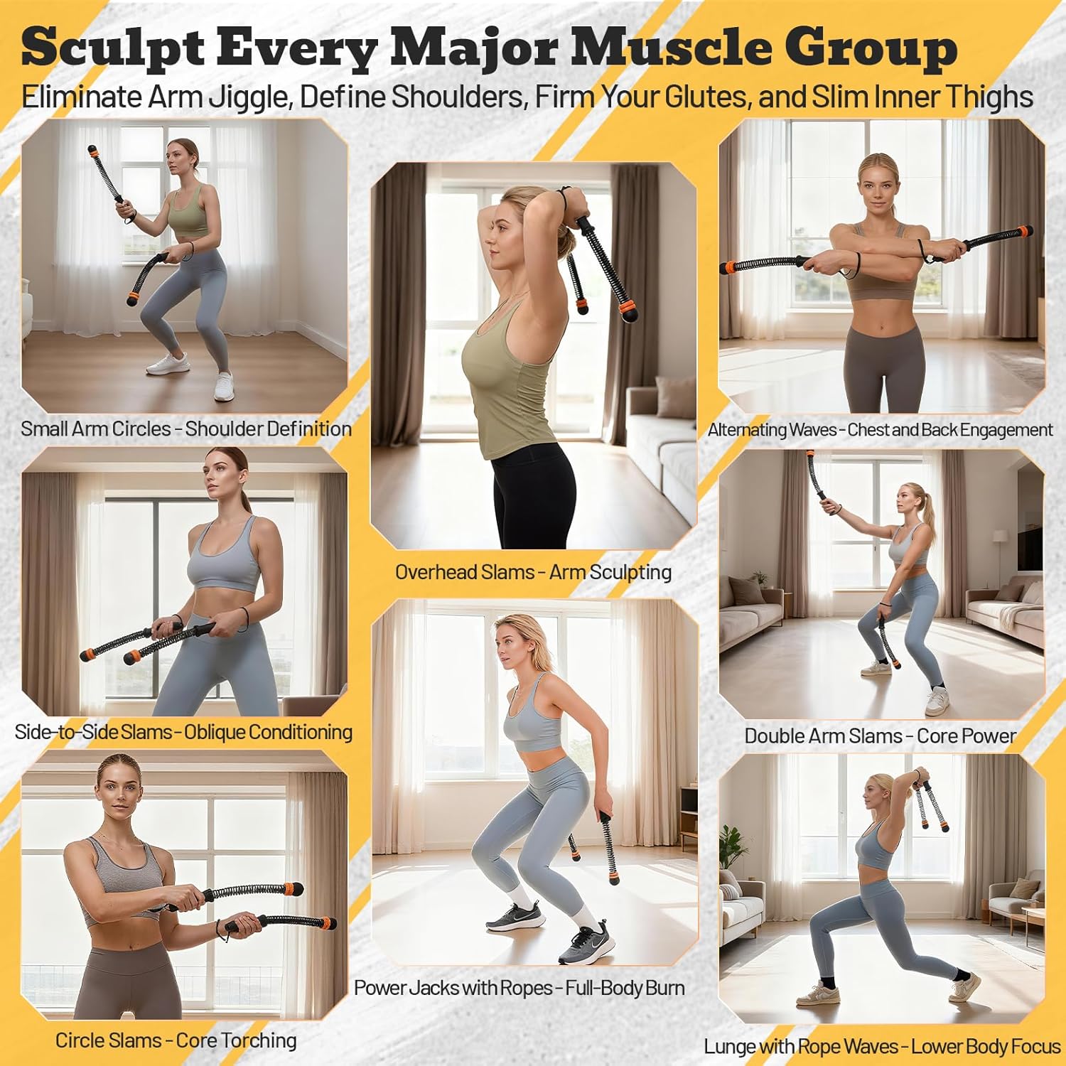 Adjustable Weight Battle Rope, - đánh giá và giá Home Gym Portable