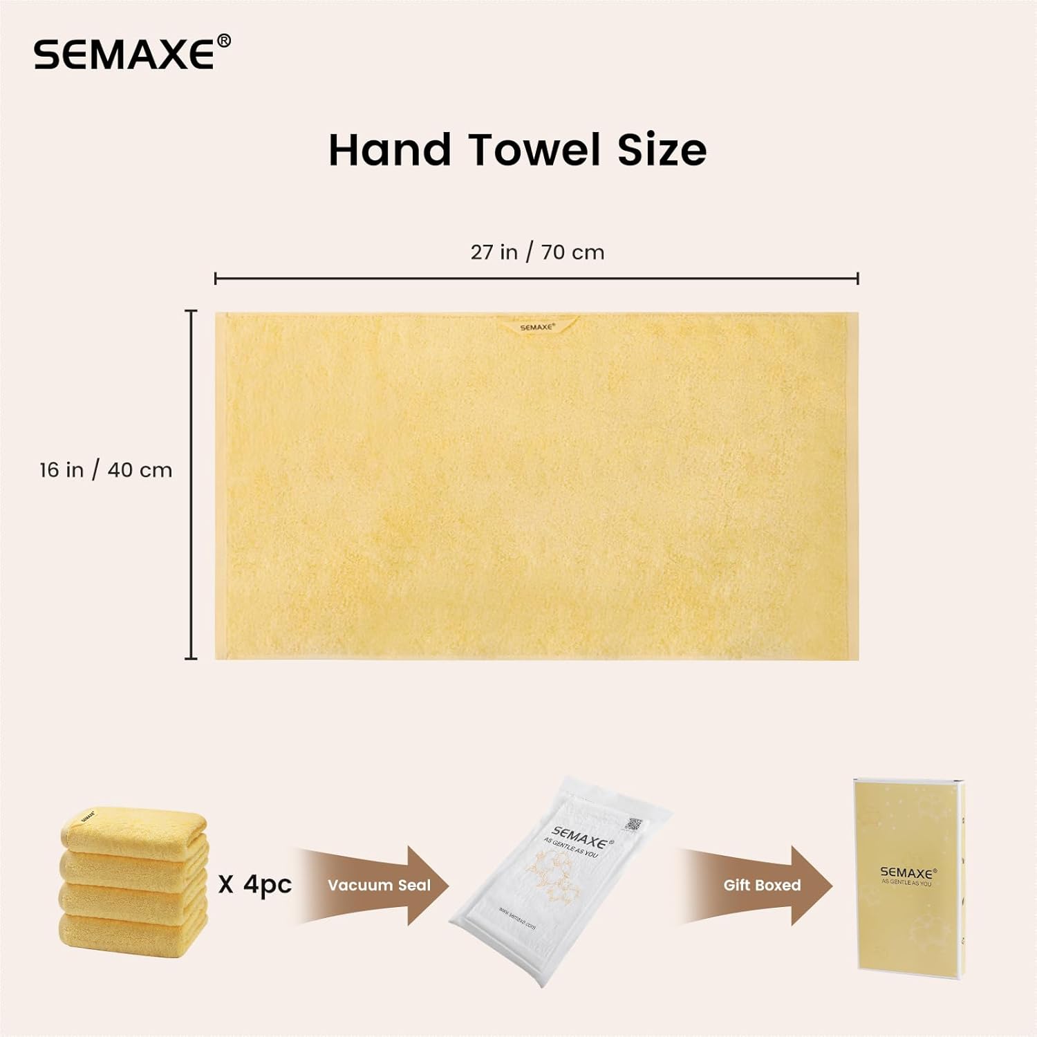 SEMAXE 40*70cm 125g Hand Towel - đánh giá và giá Home Gym Simple