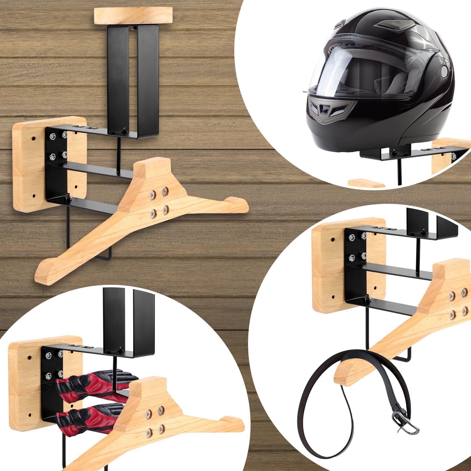 Wood Motorcycle Helmet Holder  - đánh giá và giá Home Gym Simple
