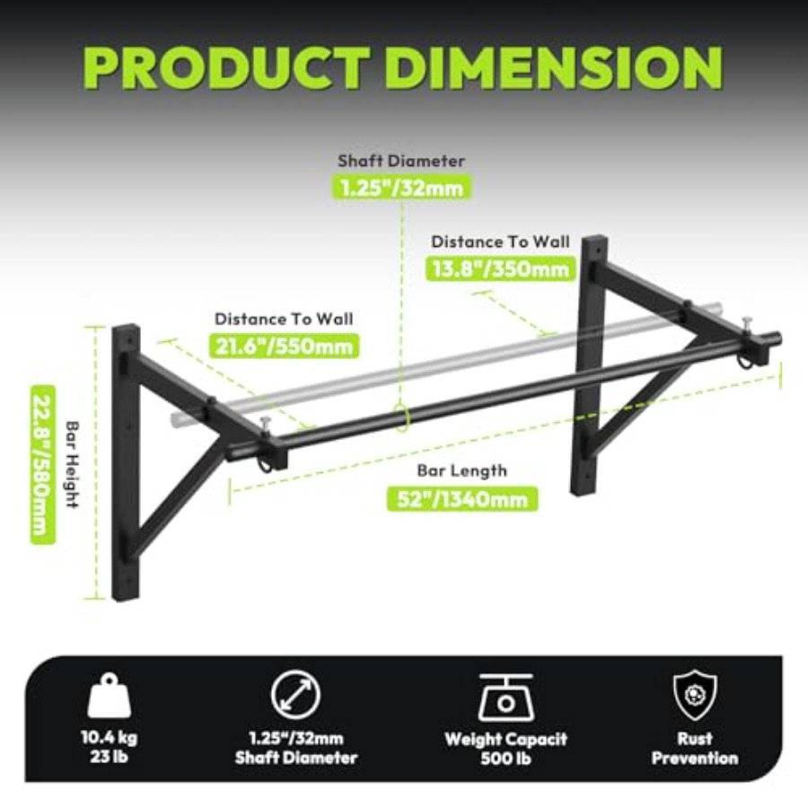 Doorway and wall-mounted pull- - đánh giá và giá Home Gym Portable
