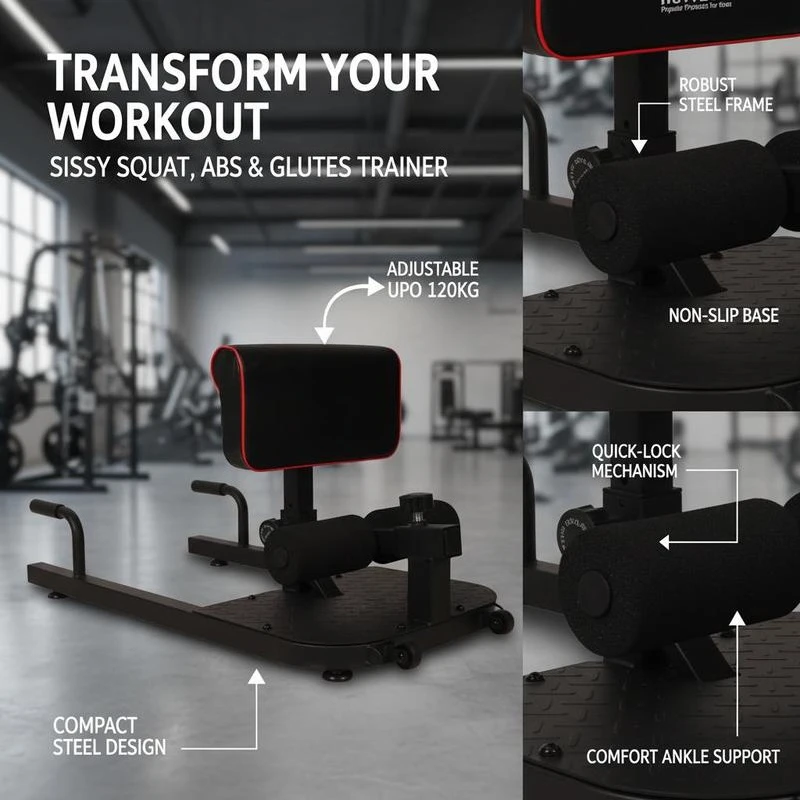Squat Machine with Push Up Sta - đánh giá và giá Home Gym Hip Thrust Machine