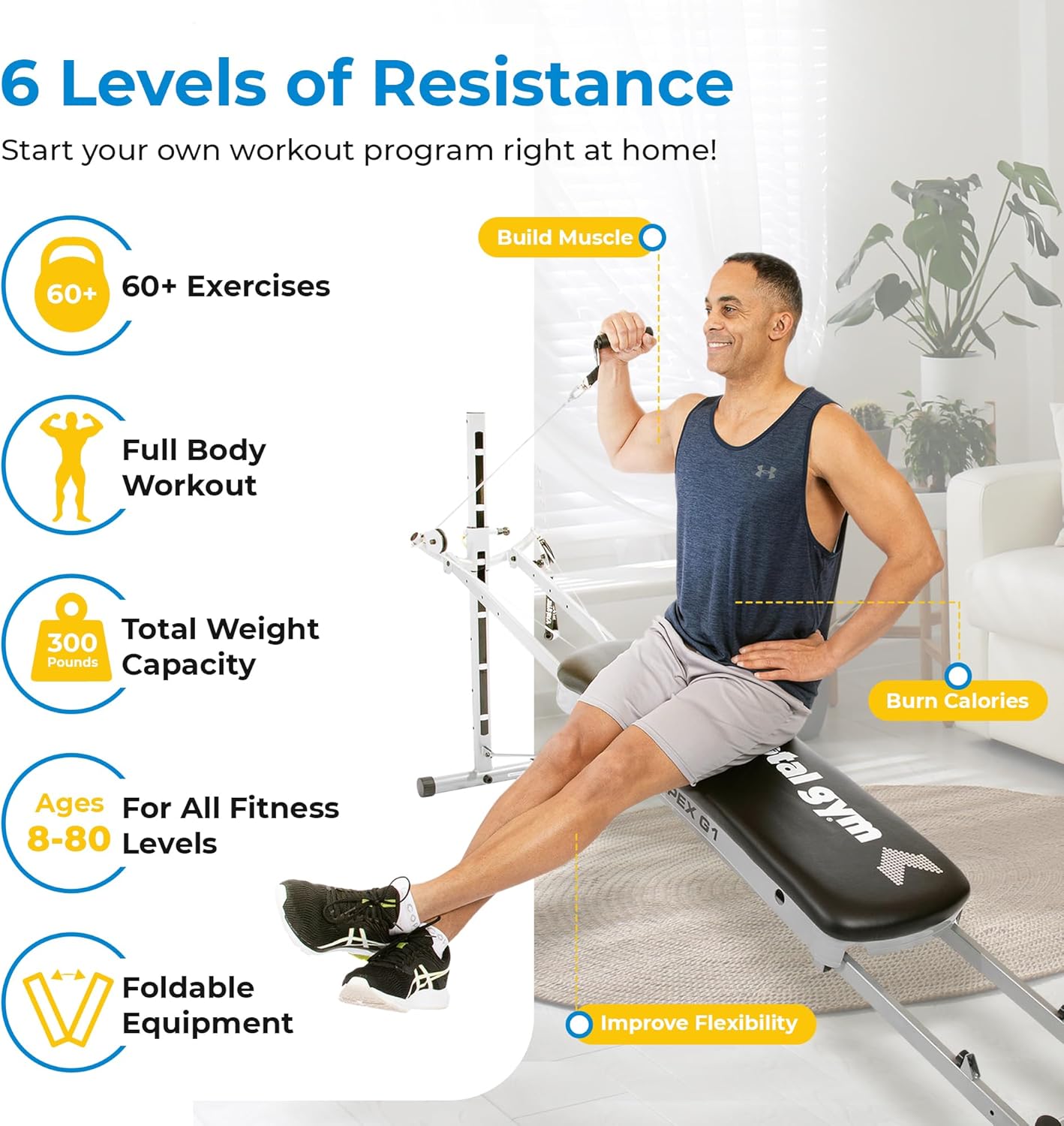 Versatile Indoor Home Gym Work - đánh giá và giá Home Gym Total Fitness
