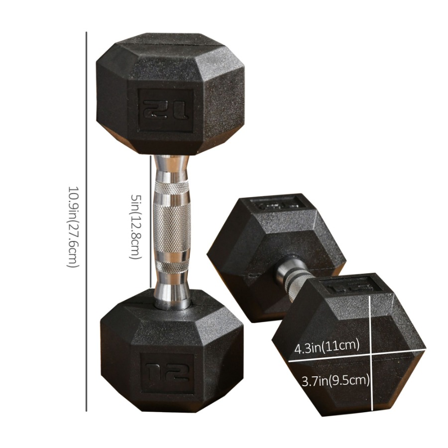 Rubber Dumbbells Weight Set To - đánh giá và giá Home Gym Total Fitness