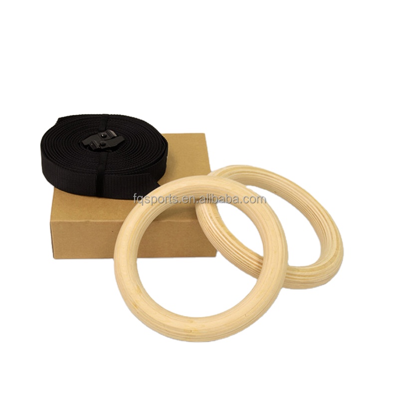 Outdoor Fitness Equipment Gym  - đánh giá và giá Gymnastic Rings Wooden