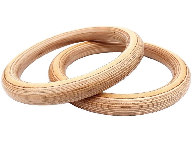 Outdoor Fitness Equipment Gym  - đánh giá và giá Gymnastic Rings Wooden