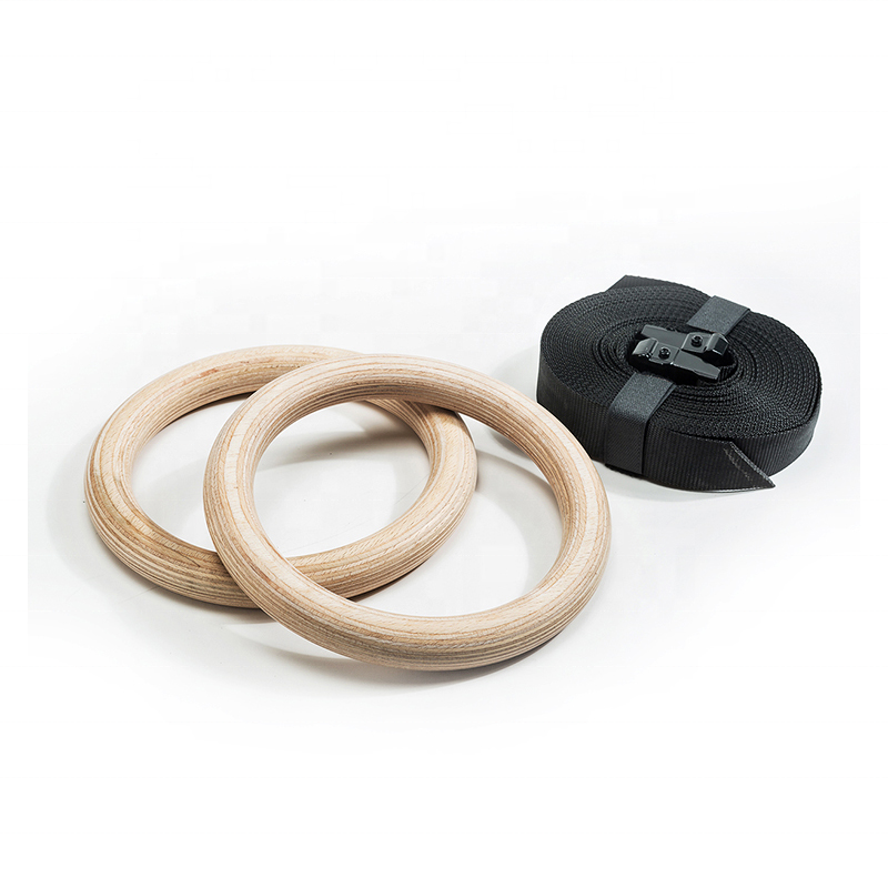 Outdoor Fitness Equipment Gym  - đánh giá và giá Gymnastic Rings Wooden