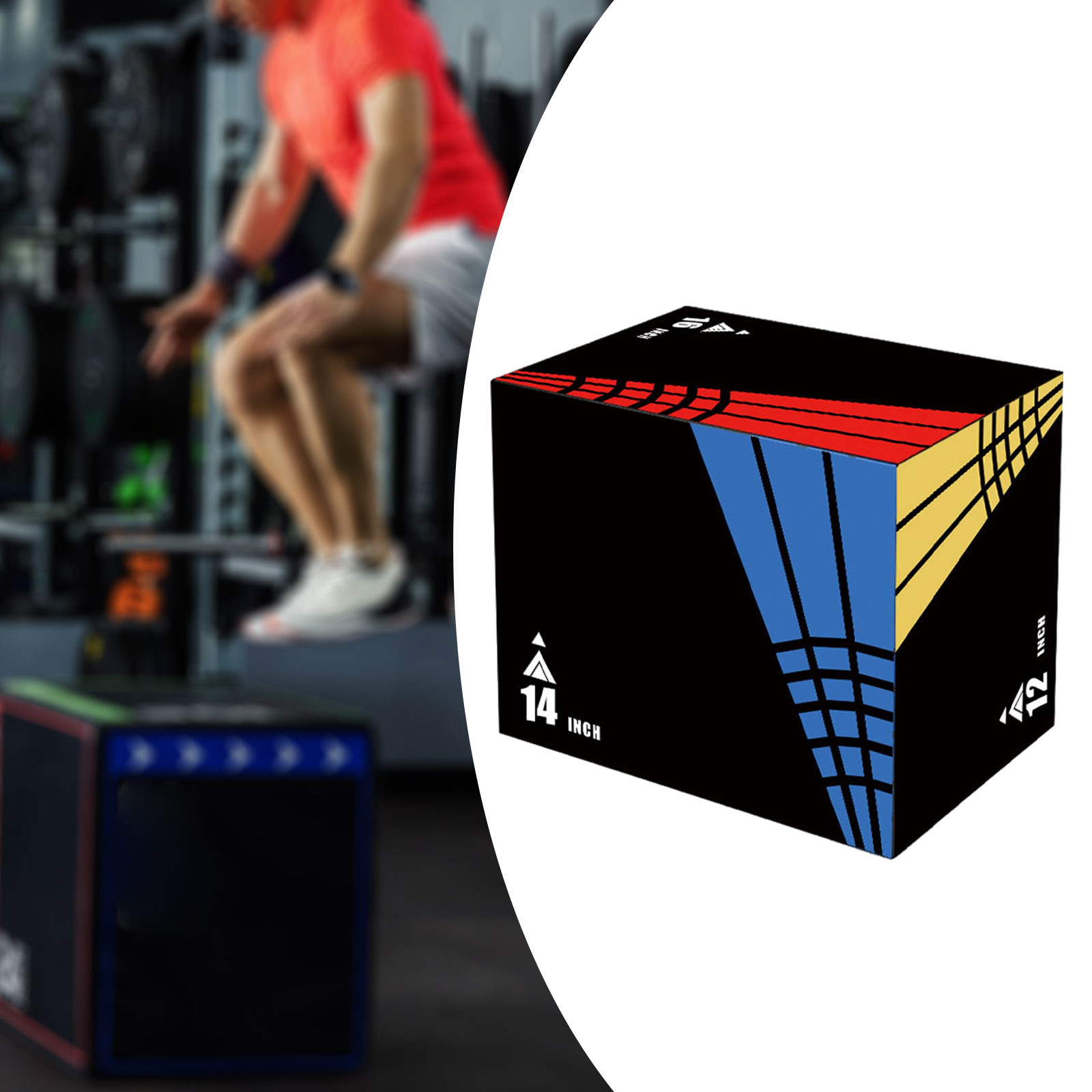 3-in-1Jump Box Plyometric Box  - đánh giá và giá Home Gym Simple