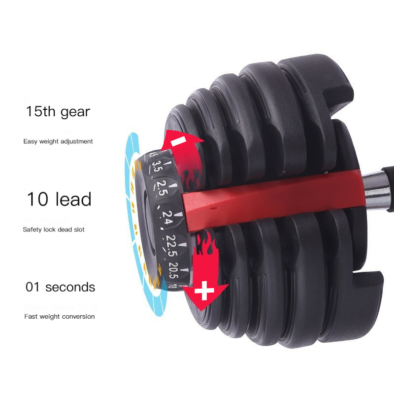 Adjustable 40kg Dumbbell Set,  - đánh giá và giá Home Gym Total Fitness