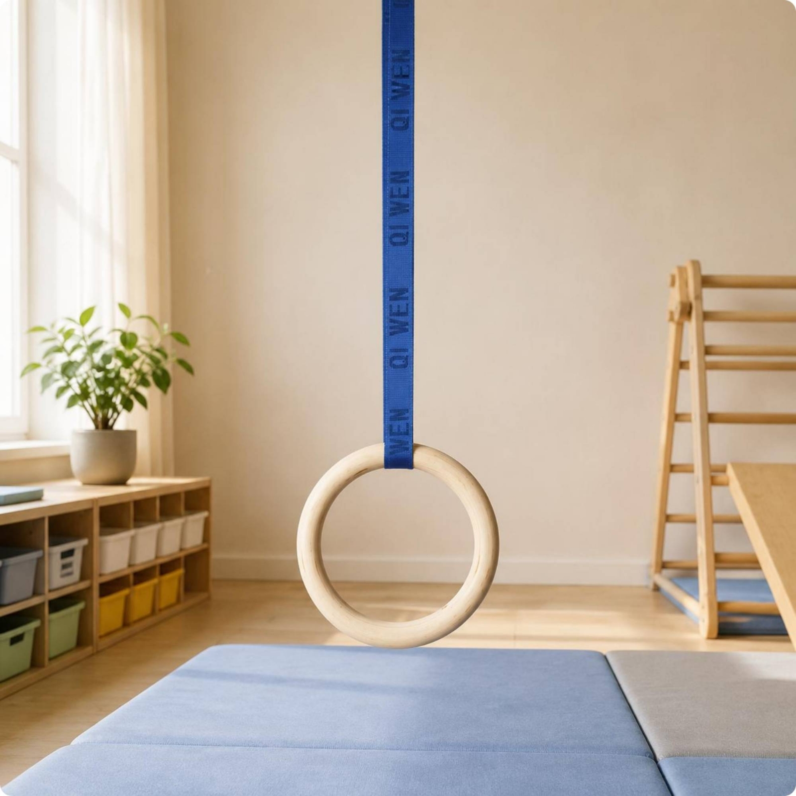 Wooden Gym Rings Woven Strappi - đánh giá và giá Gymnastic Rings Wooden