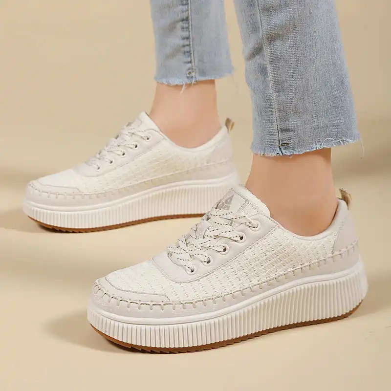 Brown Shoes Woman Flats Autumn - đánh giá và giá Home Gym Old School