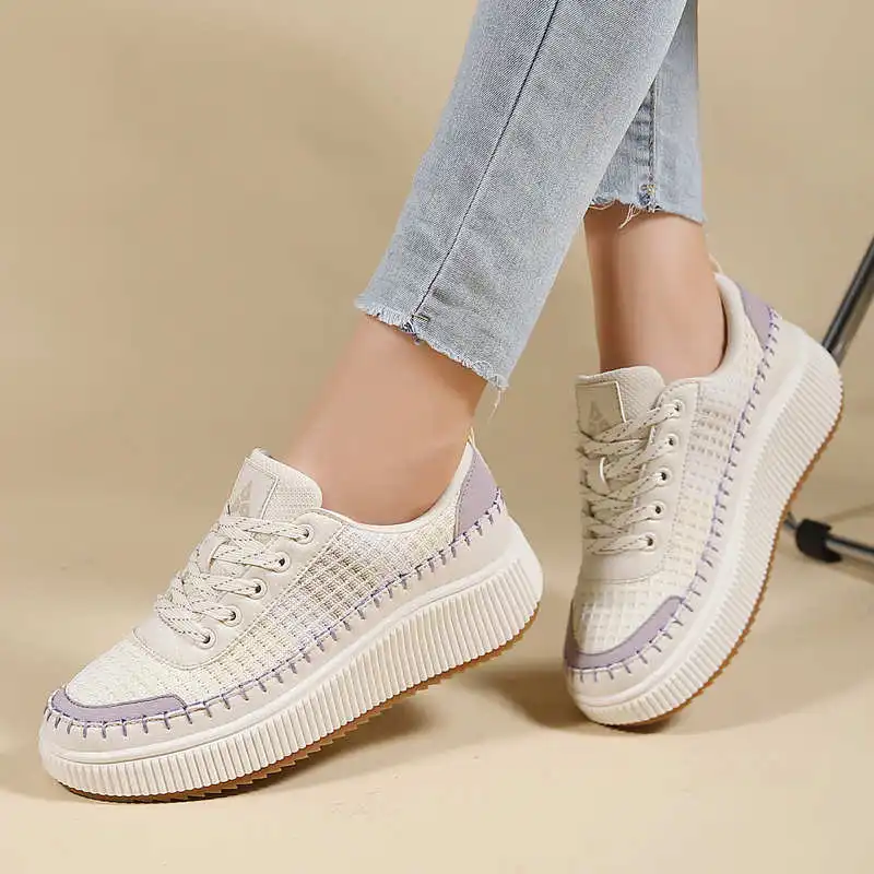 Brown Shoes Woman Flats Autumn - đánh giá và giá Home Gym Old School