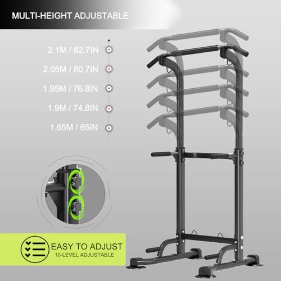 Power Tower Pull Up Bar Height - đánh giá và giá Home Gym Multi