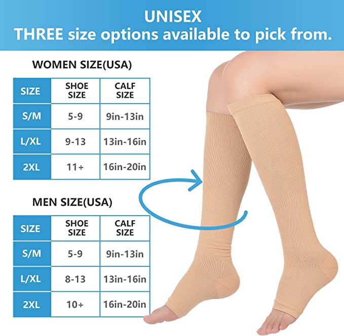 Open Toe Knee High Calf Compre - đánh giá và giá Seated Calf Raise