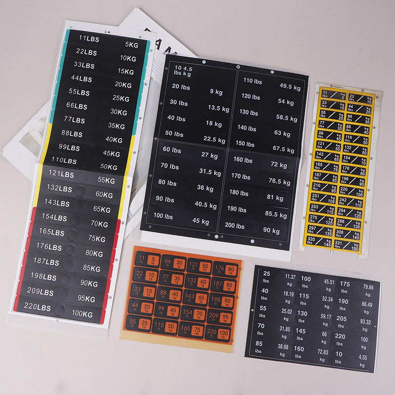 Weight Stack Labels 4.5kg To 1 - đánh giá và giá Home Gym Simple