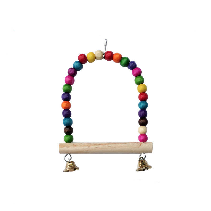 Wooden Bird Toys Small Parrot  - đánh giá và giá Gymnastic Rings Wooden