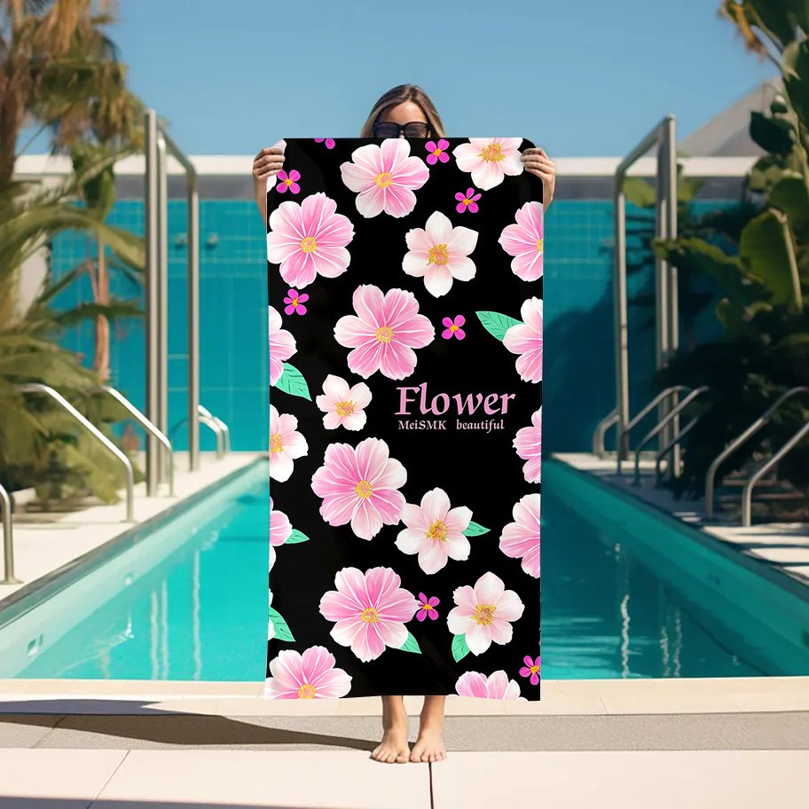 Large Bath Towel Flowers Sauna - đánh giá và giá Sauna Home Gym