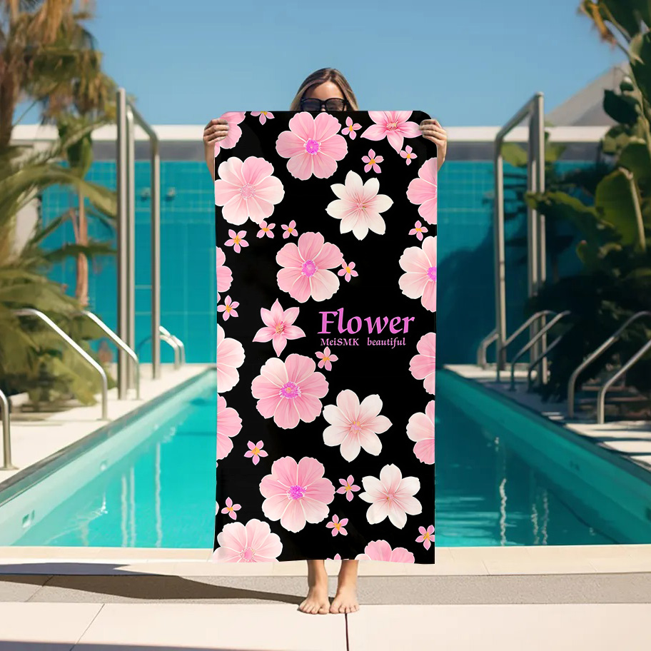 Large Bath Towel Flowers Sauna - đánh giá và giá Sauna Home Gym