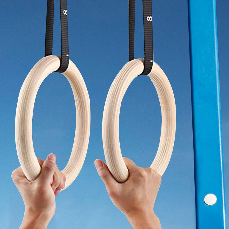 1 Piece Birch Wood Gymnastic R - đánh giá và giá Gymnastic Rings Wooden