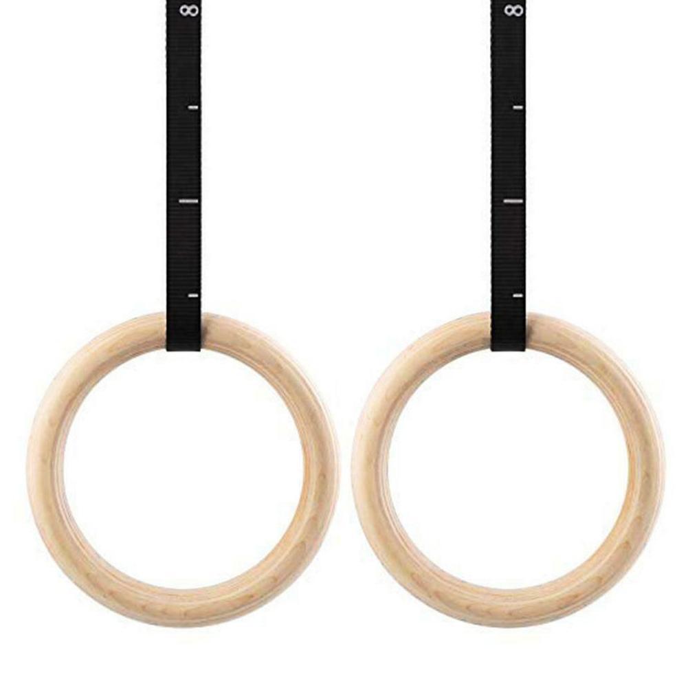 Wooden Gymnastic Rings 28/32mm - đánh giá và giá Gymnastic Rings Wooden
