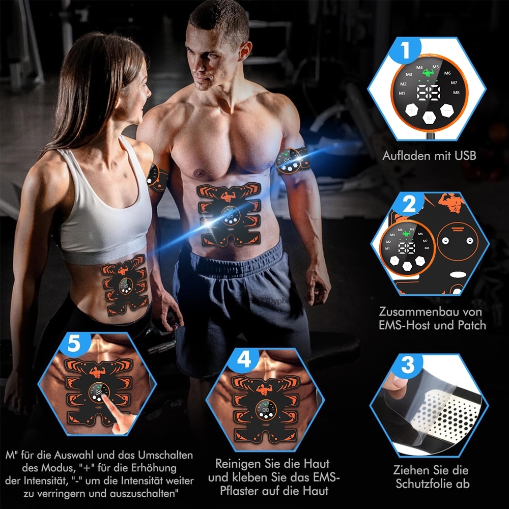 Portable EMS Abdominal Trainer - đánh giá và giá Home Gym Simple