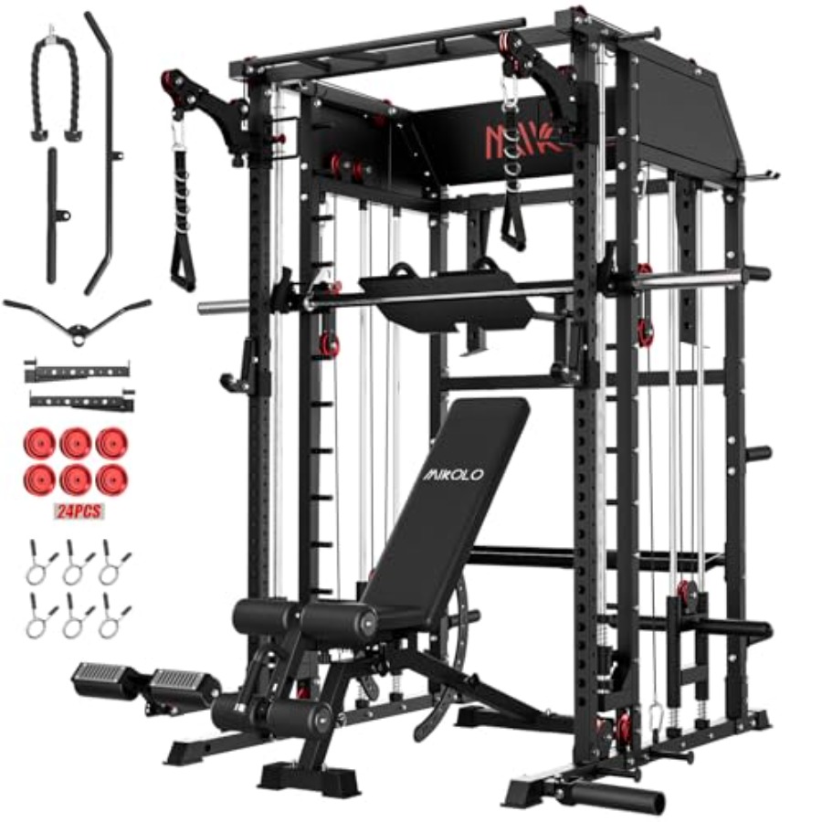 Home gym Smith machine: steel, - đánh giá và giá Home Gym Multi
