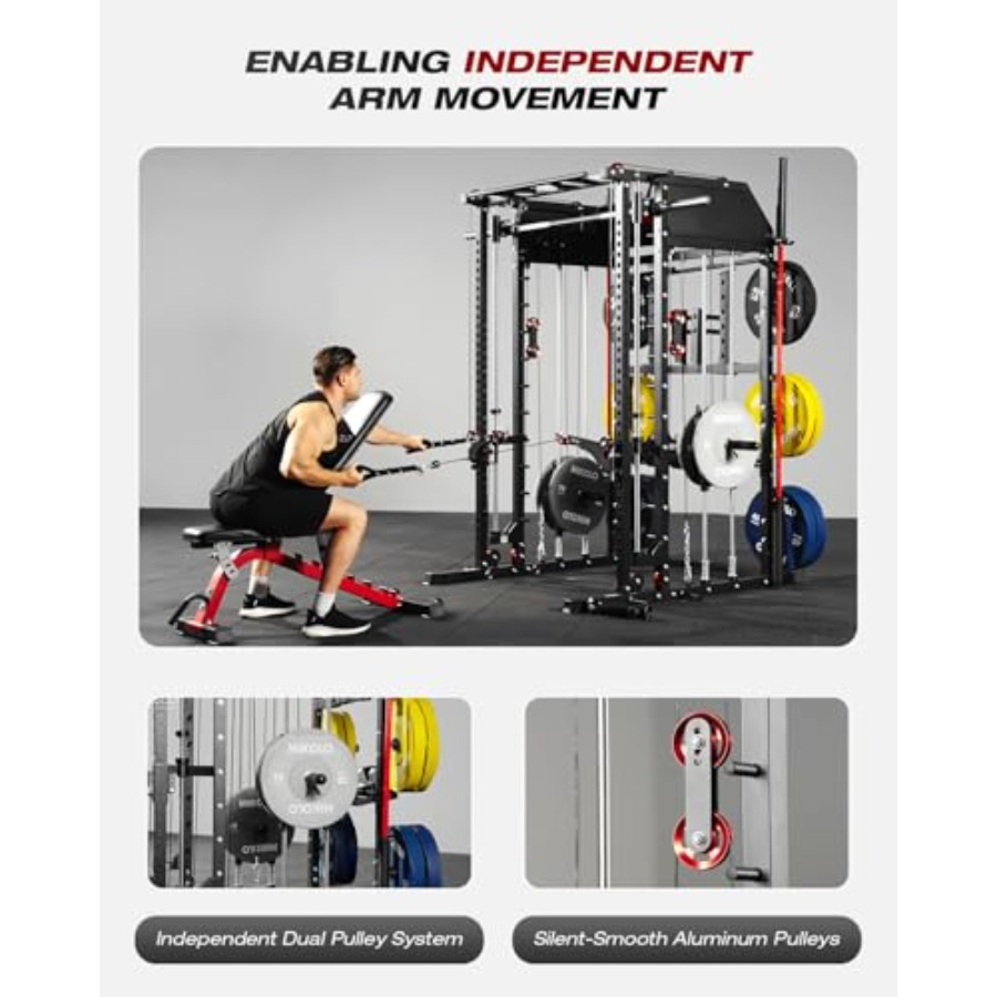 Home gym Smith machine: steel, - đánh giá và giá Home Gym Multi