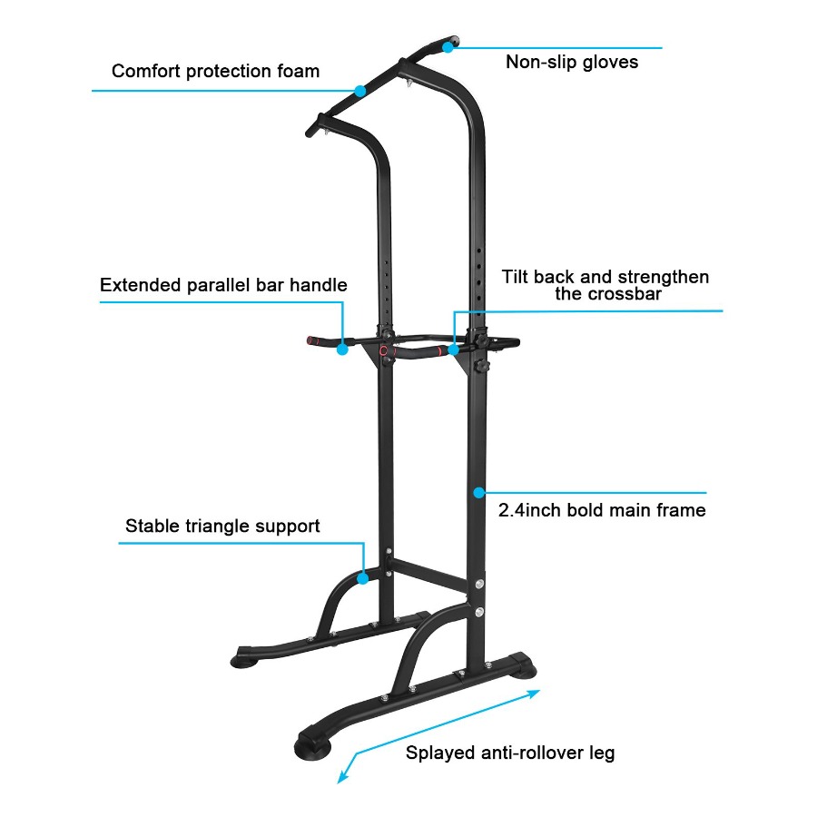 Power Tower Workout Dip Statio - đánh giá và giá Home Gym Multi