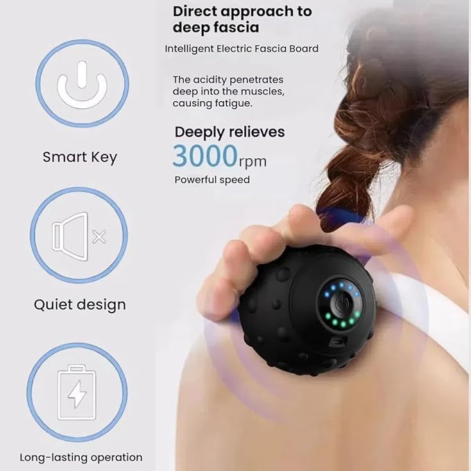 Vibrating Massage Ball Electri - đánh giá và giá Home Gym Portable