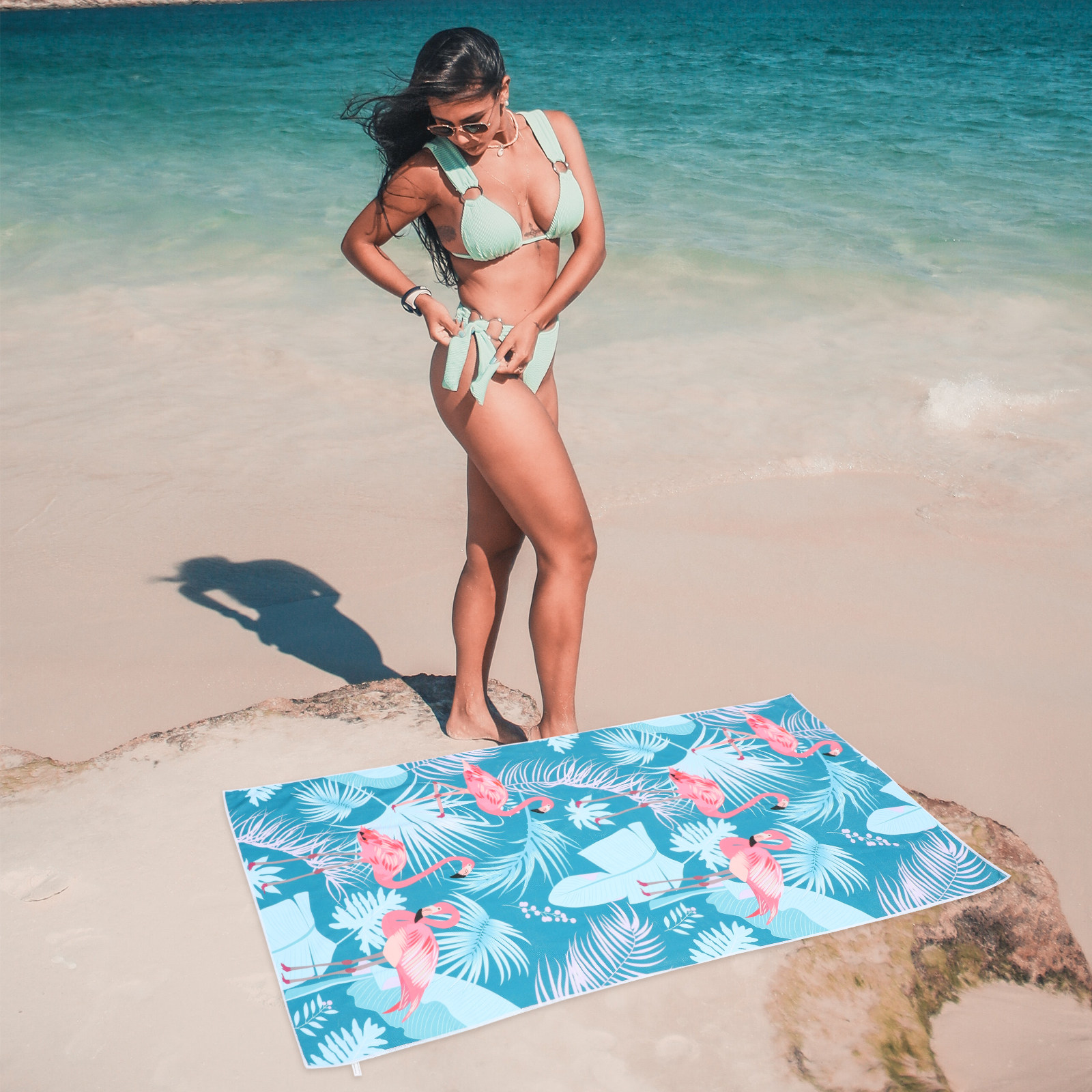 Microfiber Beach Towels Quick  - đánh giá và giá Home Gym Portable